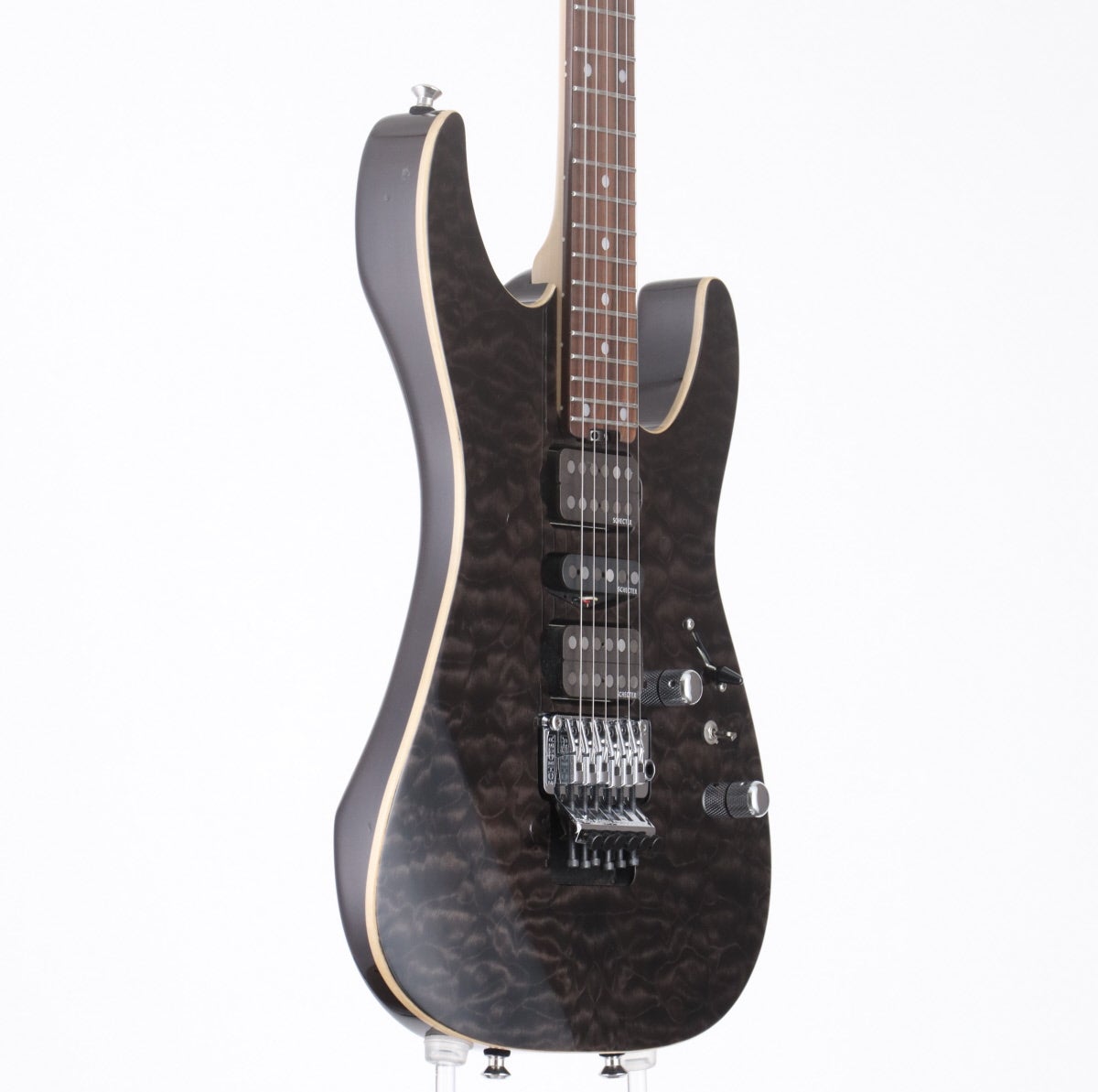 中古】SCHECTER / NV-3-24-AL STBK（See-thru Black） ［3.59kg