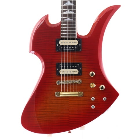 たぬき　超レア　新品未使用　MG-130S ハードケース含　hideモデル 中古】Burny / MG-130S HIDE Model Modified Cherry Sunburst 【心斎橋