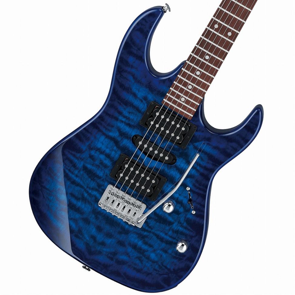 Ibanez / GRX70QA-TBB エレキギター Ibanez Gio GRX70QA-TBB (Transparent Blue Burst)｜ミュージックランドKEY