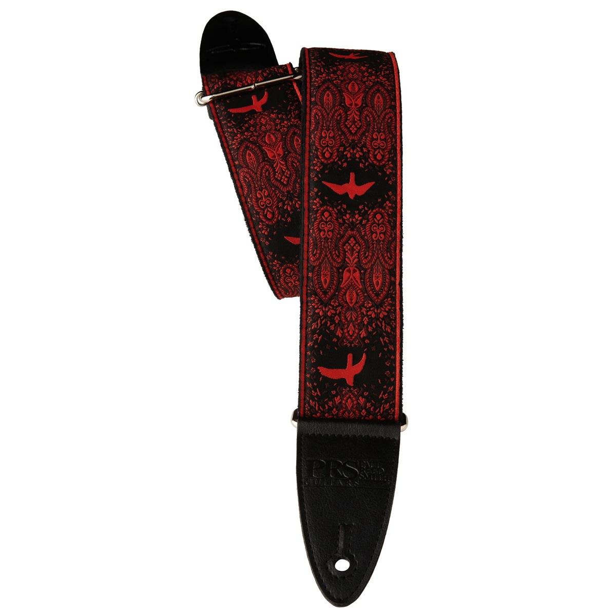 Paul Reed Smith (PRS) / 2inch Guitar Strap Custom Jacquard Birds Fleur Red ポール・リード・スミス ストラップ 【正規品】