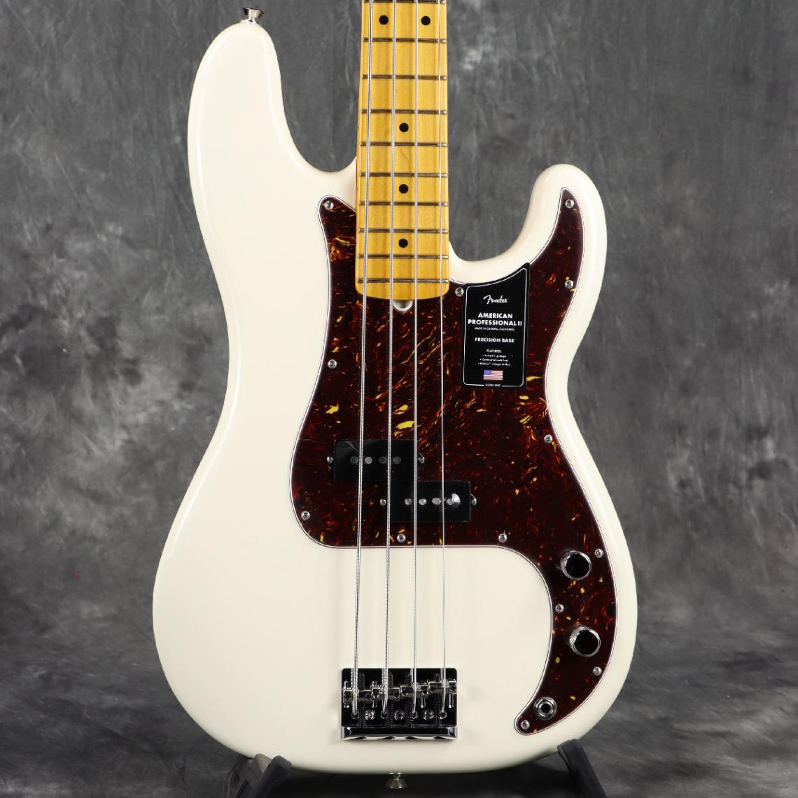 Fender / American Professional II Precision Bass Maple Fingerboard Olympic White フェンダー【3.91kg】[S/N US25102480]