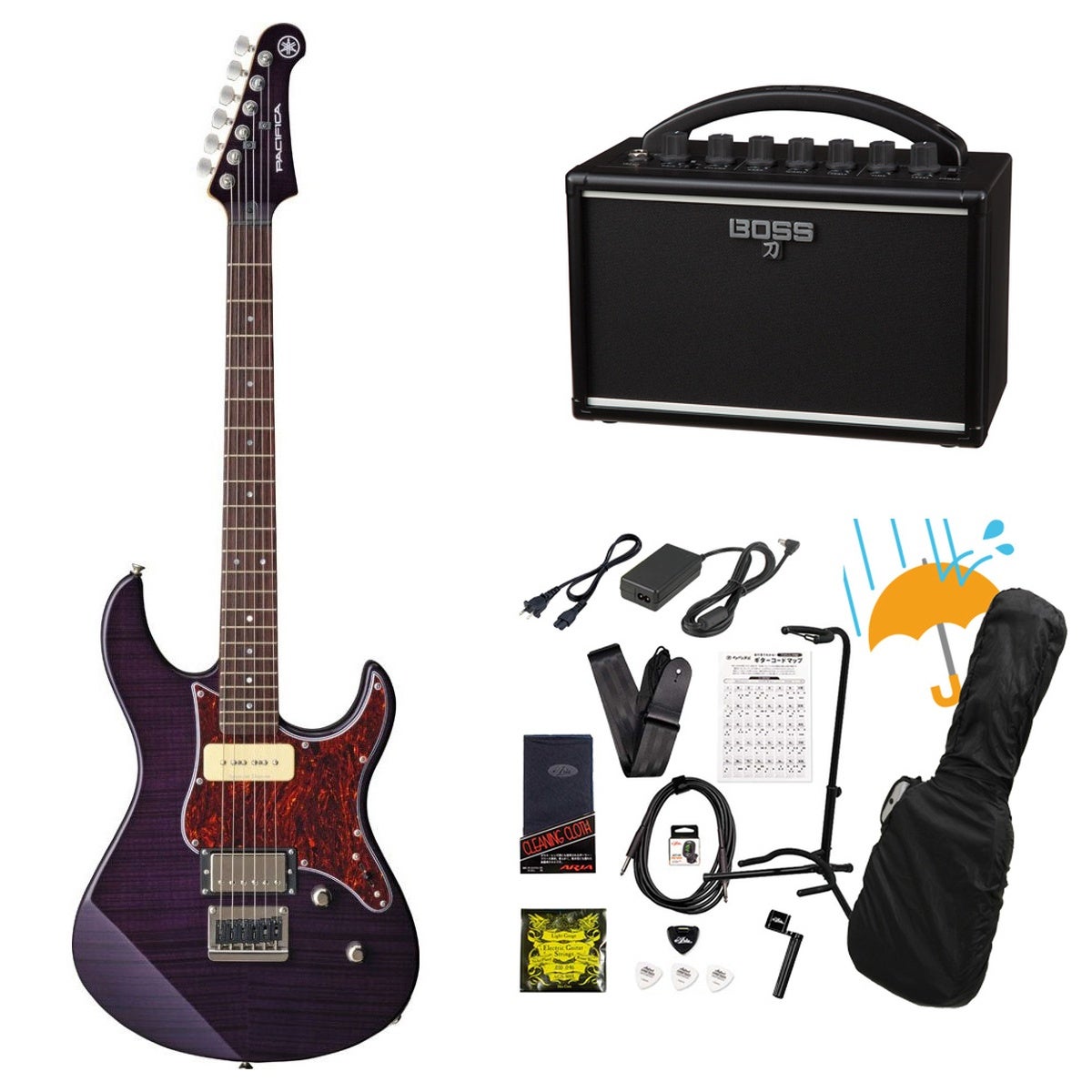 YAMAHA / PACIFICA611HFM PAC-611 TPP (トランスルーセントパープル