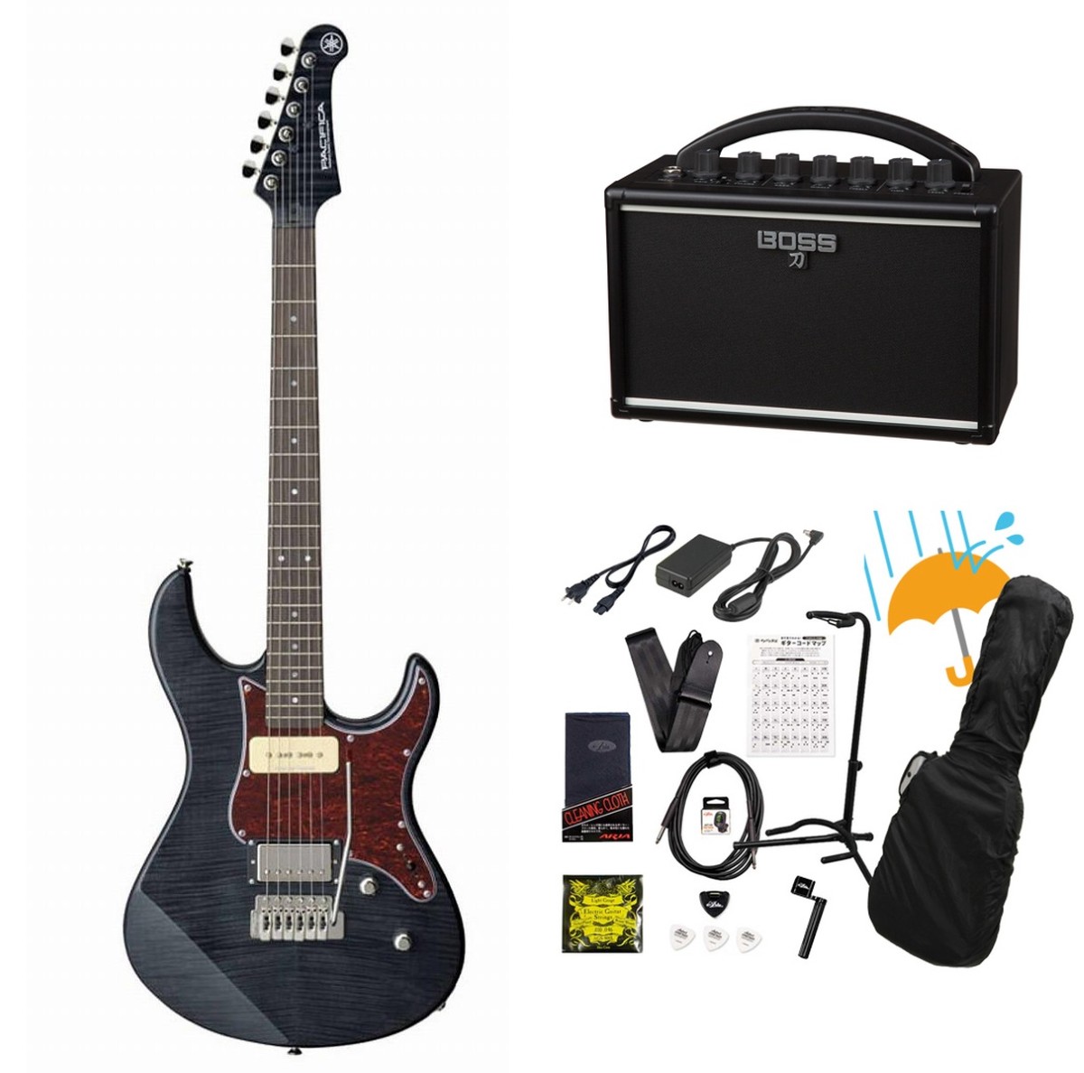 YAMAHA / Pacifica 611VFM TBL (トランスルーセントブラック) BOSS