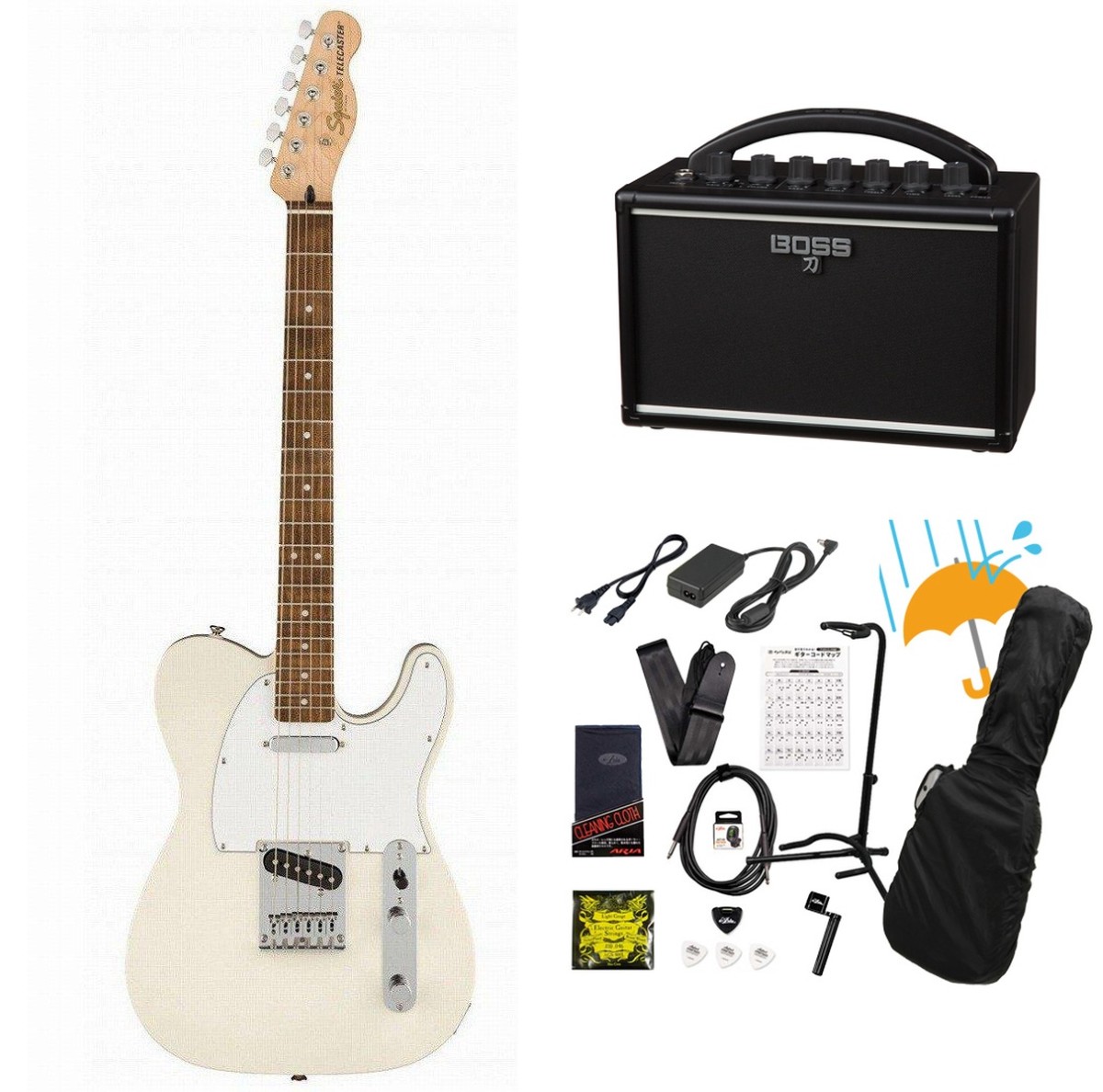 Squier by Fender / Affinity Series Telecaster Laurel FB WH PG