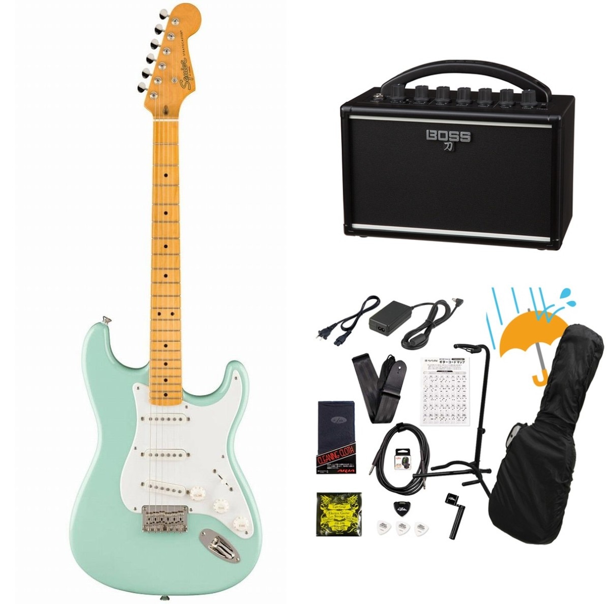Squier by Fender / Classic Vibe '50s Stratocaster HT Maple FB