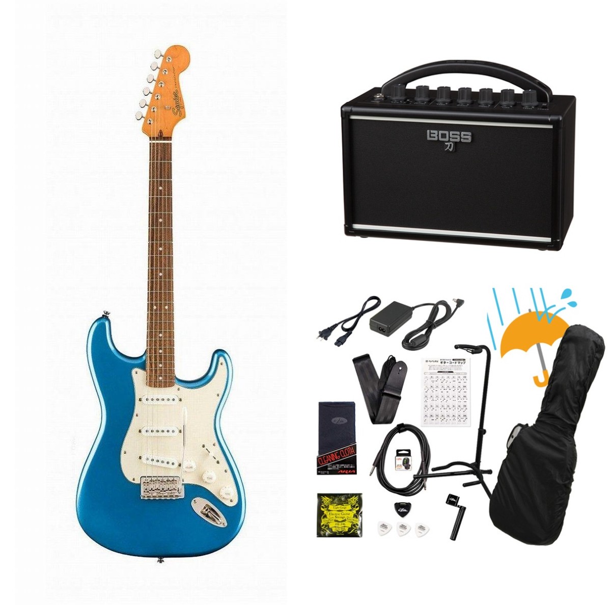 Squier by Fender / Classic Vibe 60s Stratocaster Laurel FB Lake 