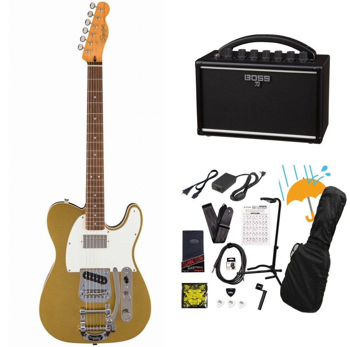 テレキャスタータイプ × SQUIER BY FENDER 他2条件)の検索結果
