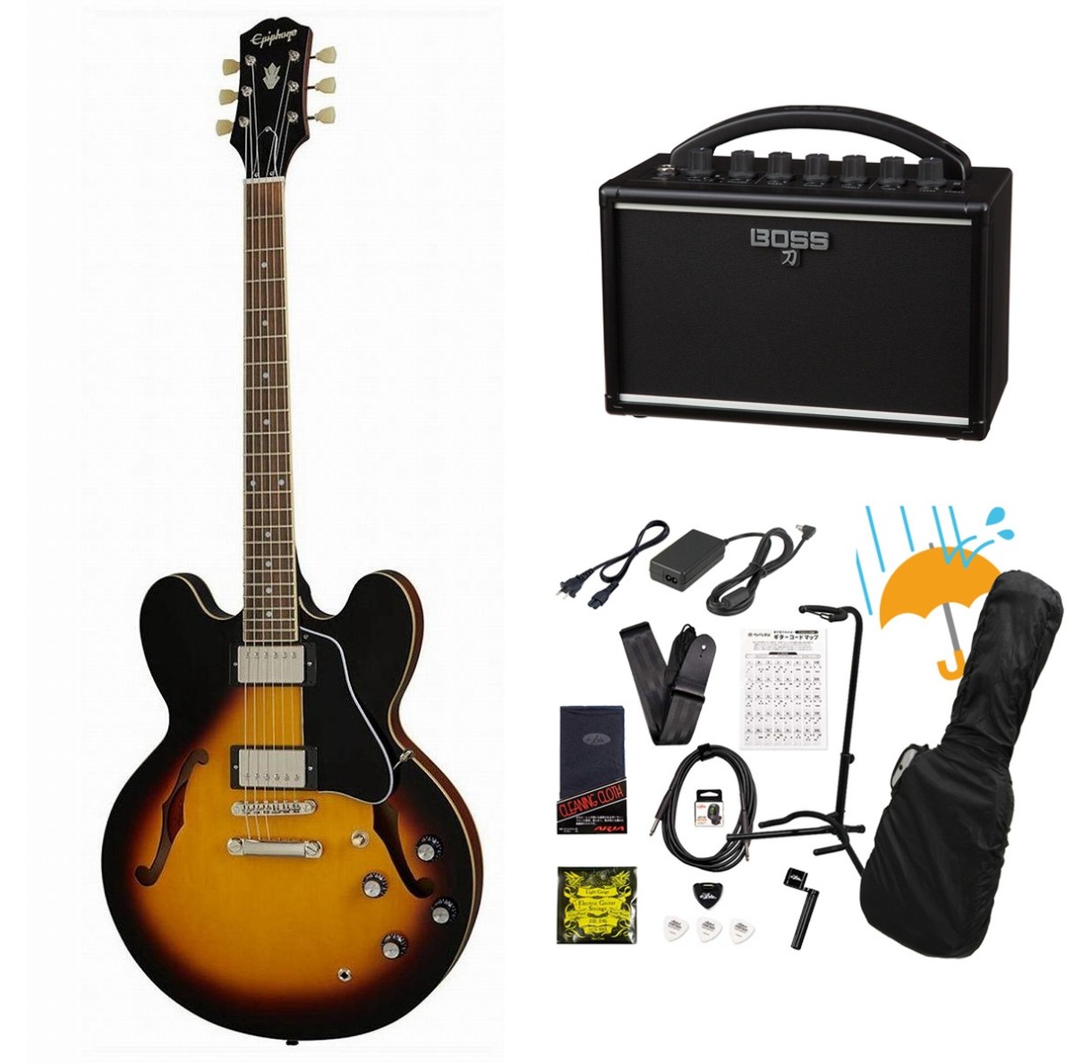 Epiphone / Inspired by Gibson ES-335 Vintage Sunburst (VS