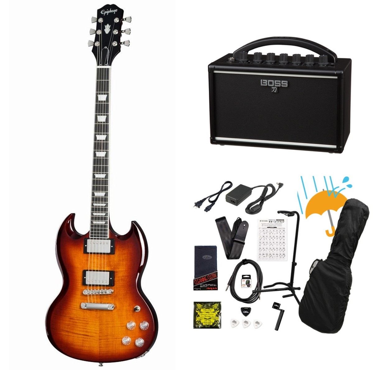 Epiphone / Inspired by Gibson SG Modern Figured Mojave Burst 