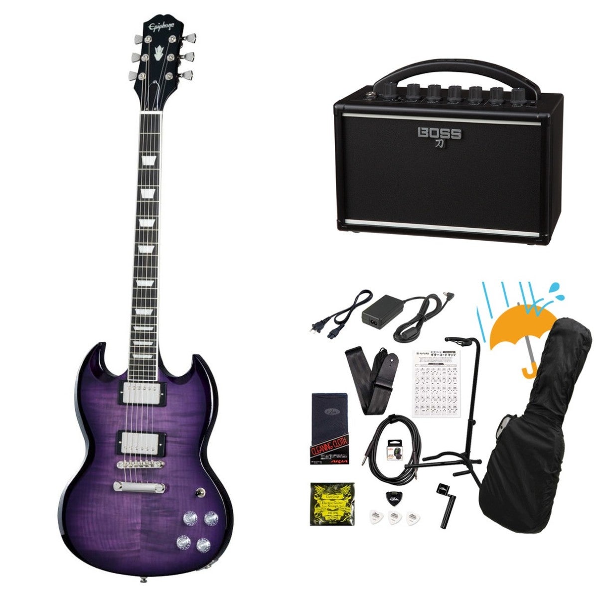 Epiphone / Inspired by Gibson SG Modern Figured Purple Burst