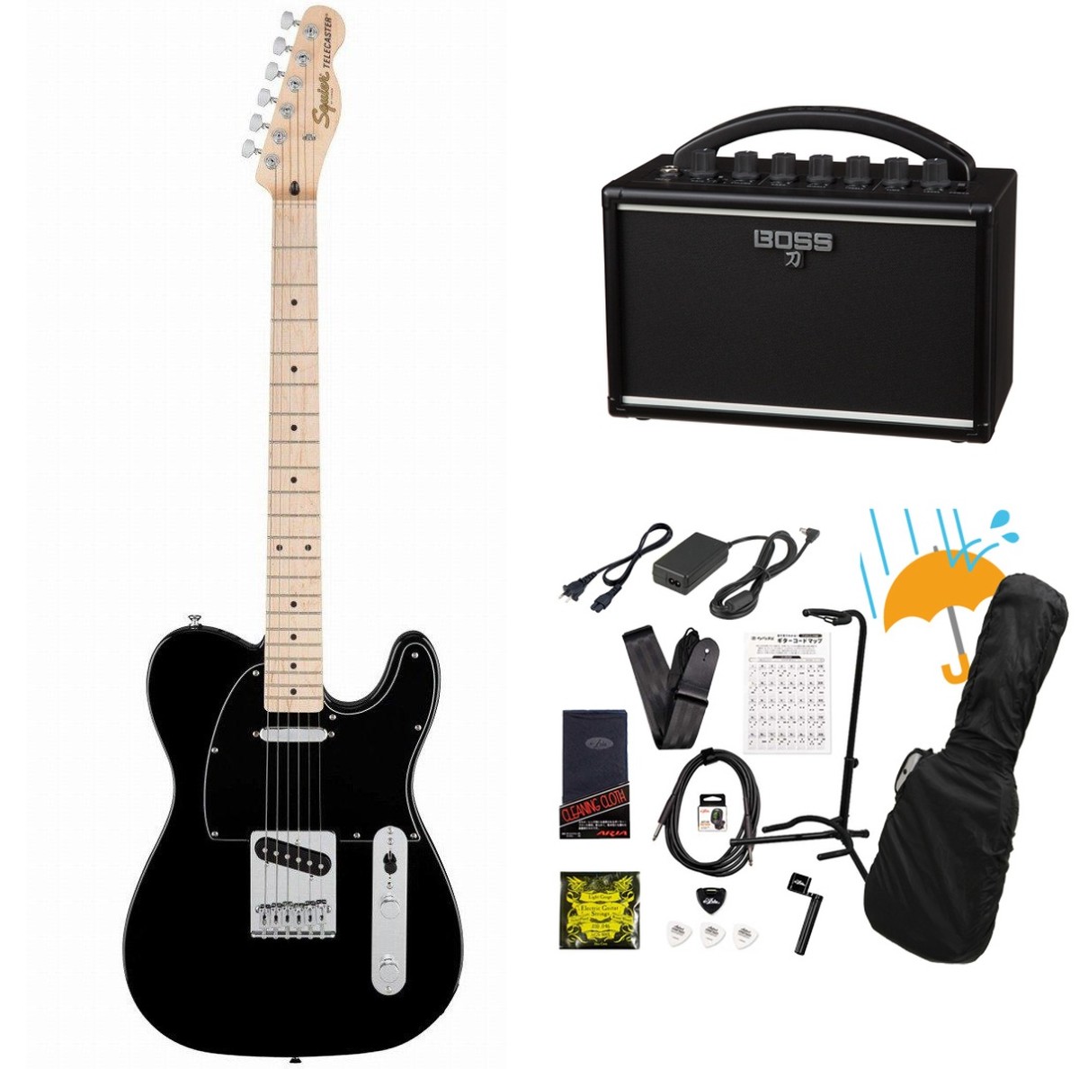 Squier by Fender / FSR Affinity Series Telecaster Maple FB Black