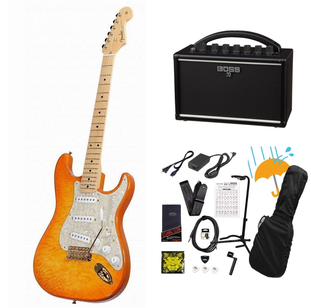 ストラトキャスタータイプ × FENDER MADE IN JAPAN 他2条件)の検索結果