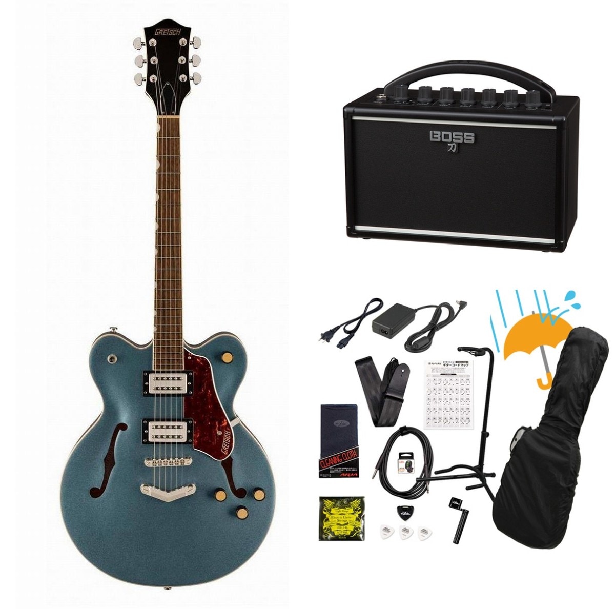 Gretsch/G2622 Streamliner CenterBlock DC withVStoptail Laurel FB