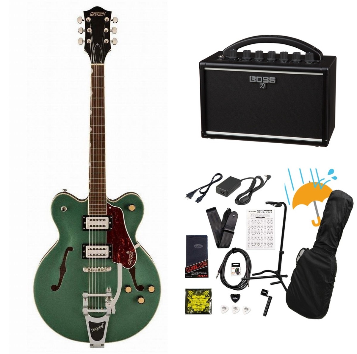 セミアコ × GRETSCH × グリーン)の検索結果 | ギター、アコギ、管楽器