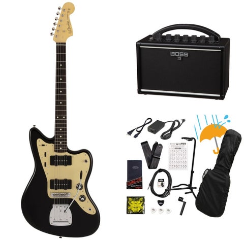 Fender / Made In Japan INORAN Jazzmaster Rosewood FB Black  BOSS KATANA MINI アンプ付き13点セット！