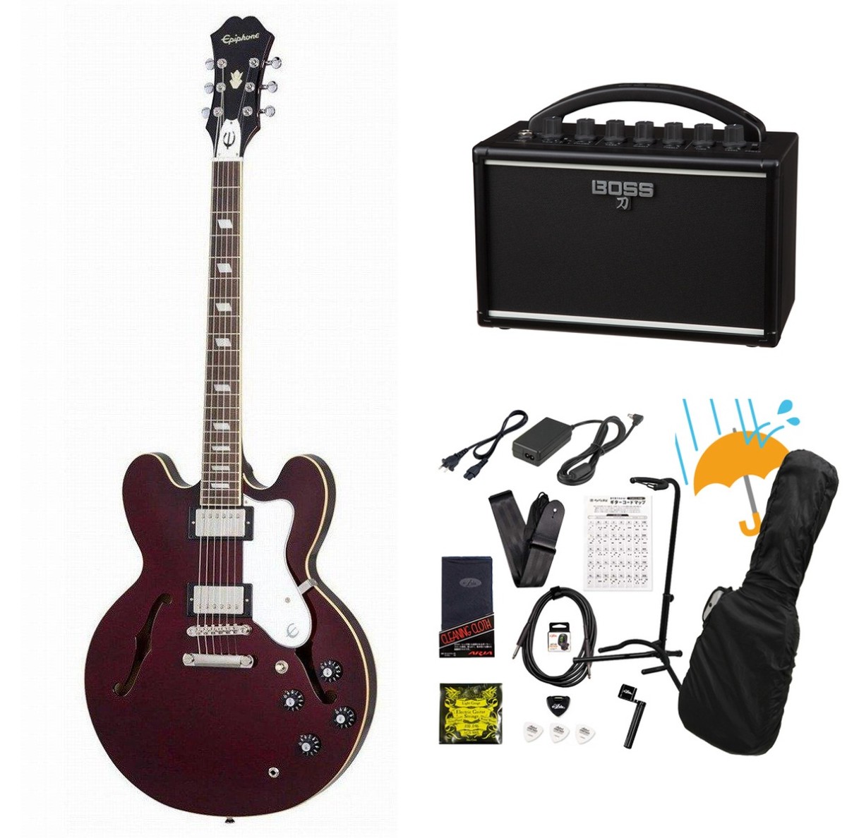 Epiphone / Noel Gallagher Riviera Dark Wine Red ノエル・ギャラガー