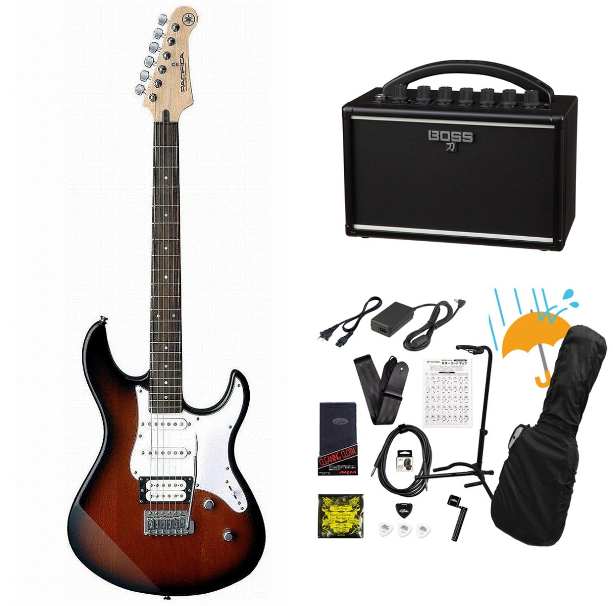 YAMAHA Pacifica PAC 112V エレキギター ミニアンプ付き YAMAHA / PACIFICA112V OVS (オールドバイオリンサンバースト) PAC