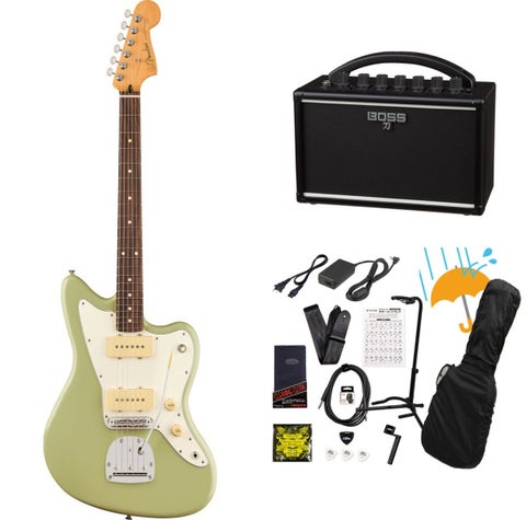 Fender / Player II Jazzmaster Rosewood FB Birch Green   BOSS KATANA MINI アンプ付き13点セット！