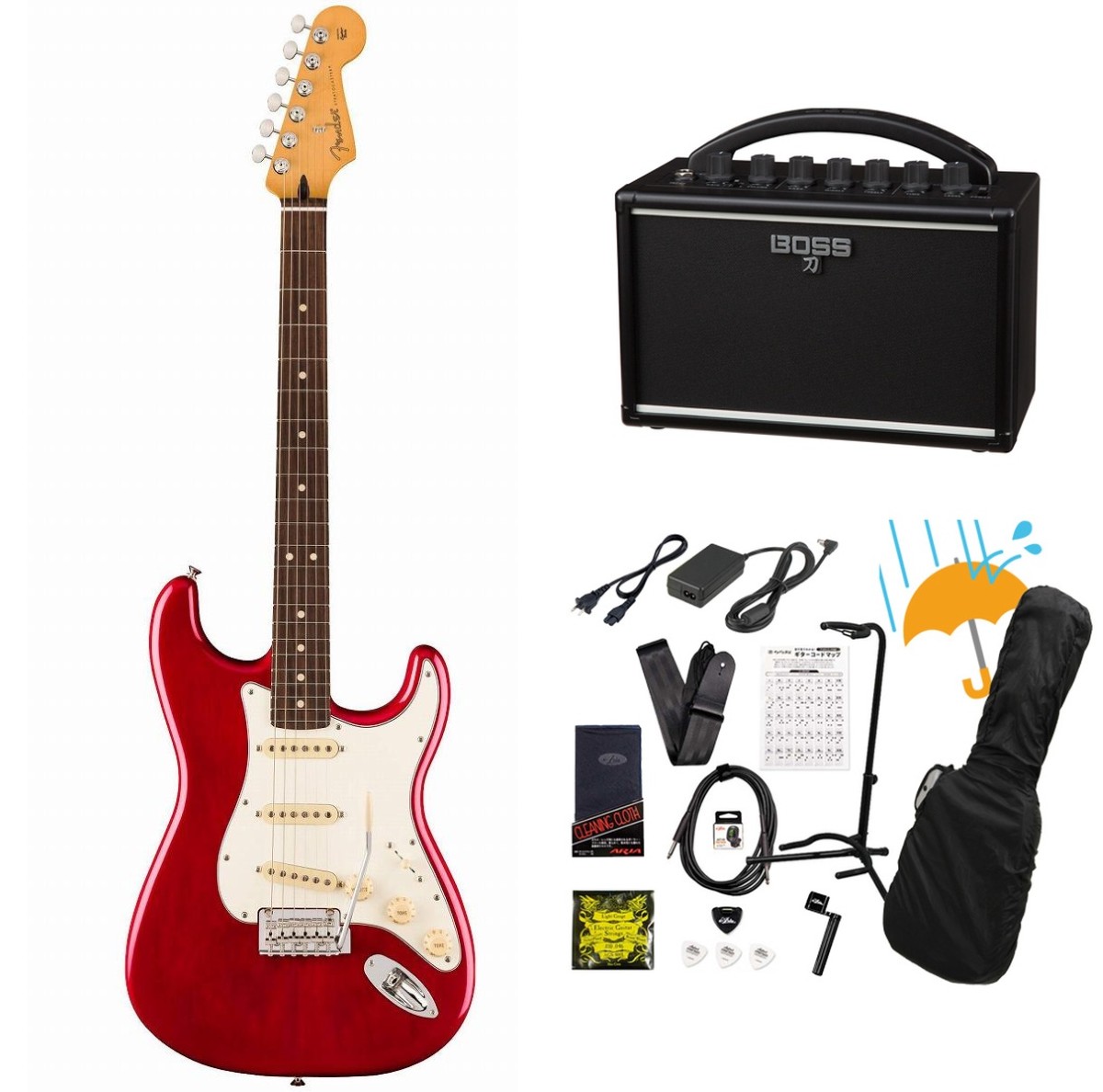 Fender / Player II Stratocaster Rosewood FB Transparent Cherry