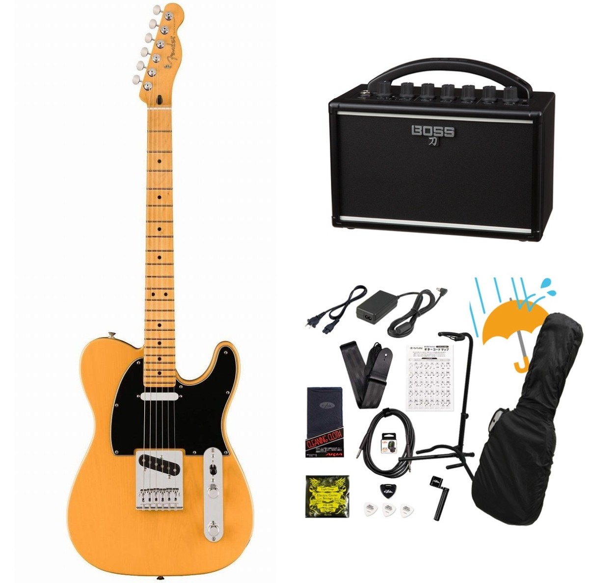 Fender / Player II Telecaster Maple FB Butterscotch Blonde