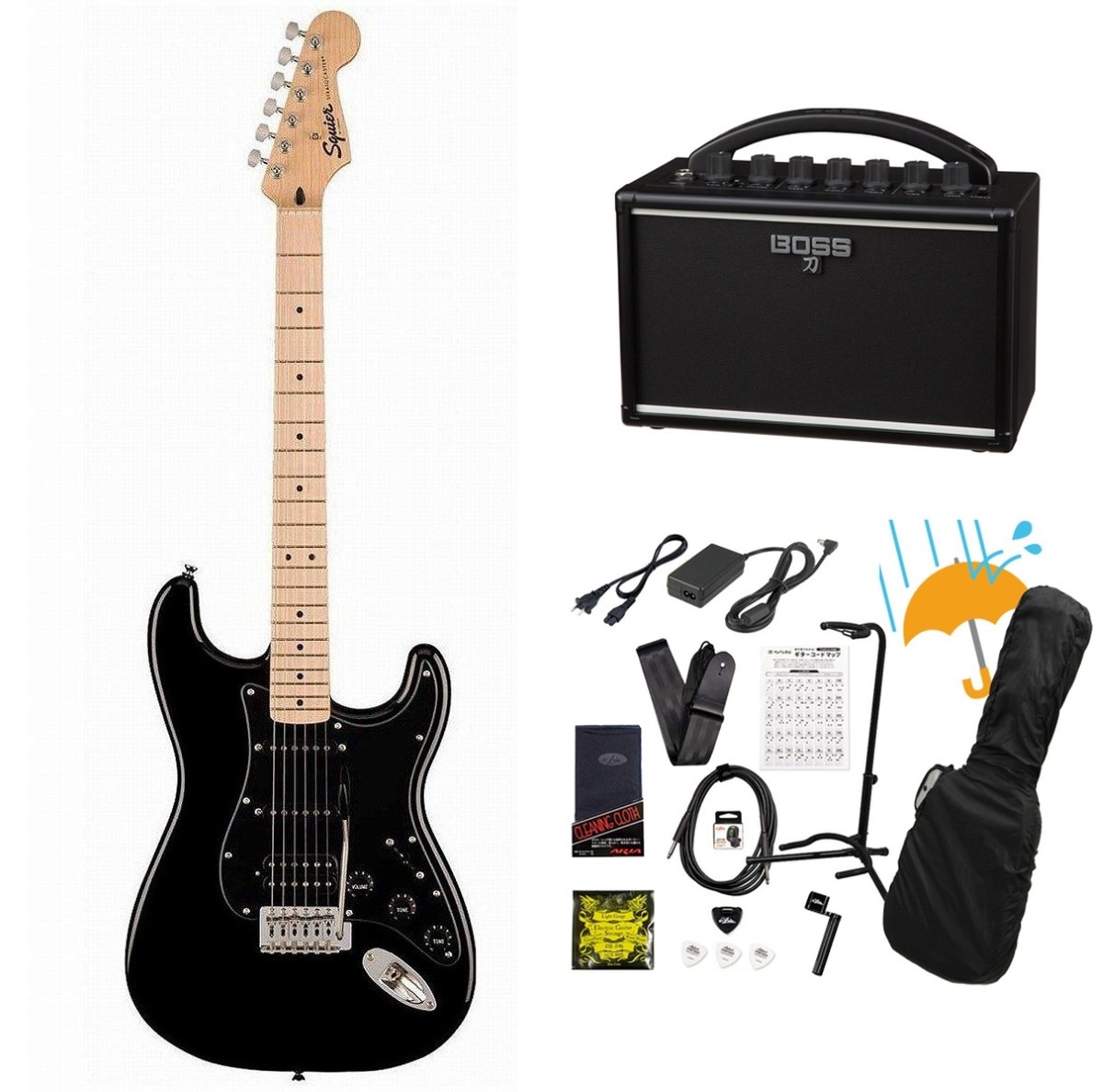 SONIC (ストラトキャスタータイプ × SQUIER BY FENDER × WEBSHOP)の