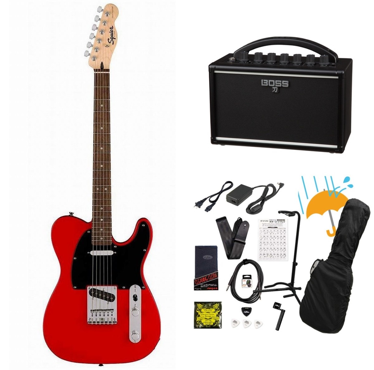 レッド テレキャスタータイプ エレキギター 楽天市場】エレキギター 初心者セット Legend レジェンド LTE-Z