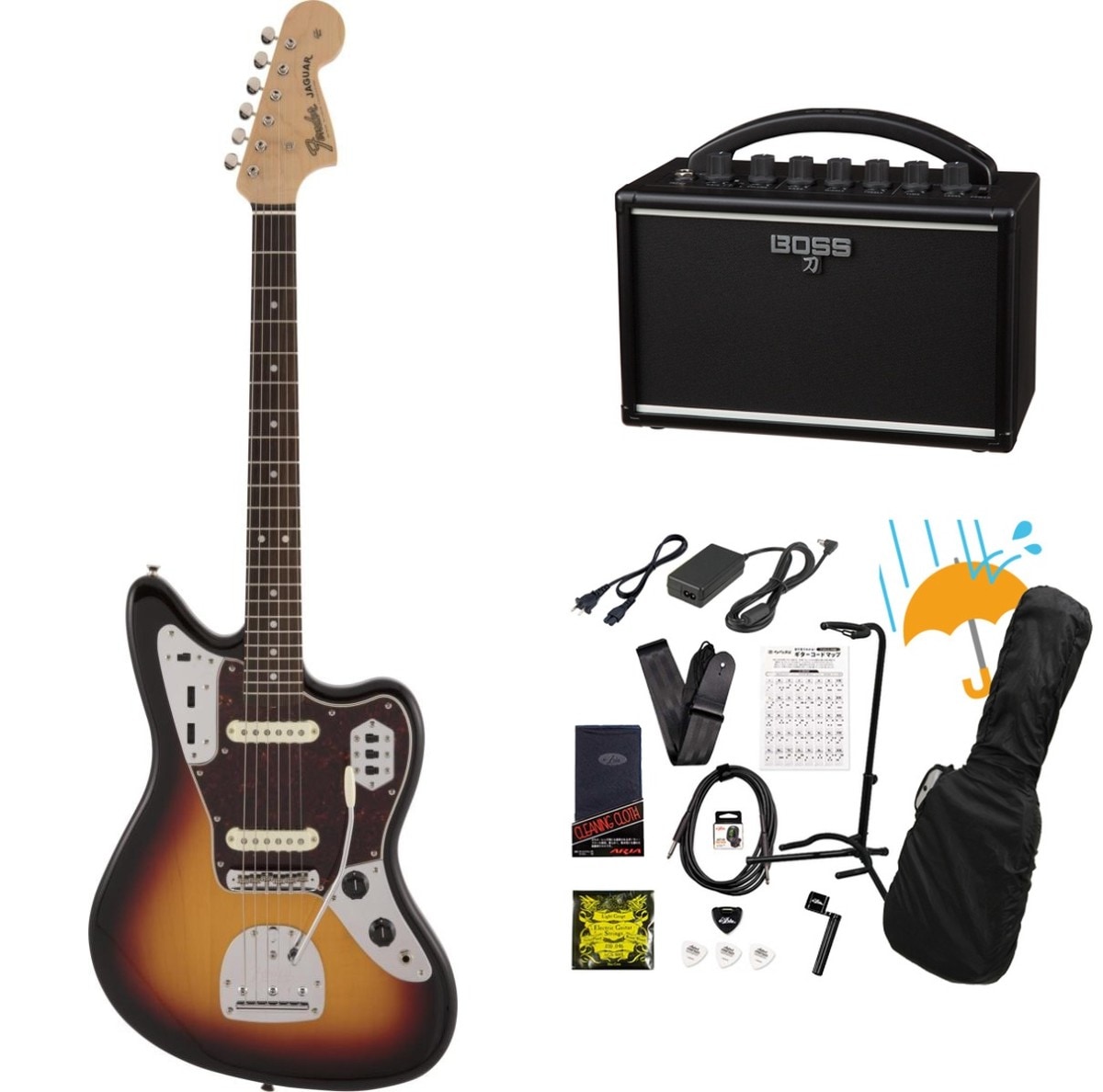 Fender Japanジャガー サンバースト おまけ付き Fender（フェンダー） Fender Made in Japan Traditional 60s JAGUAR 3