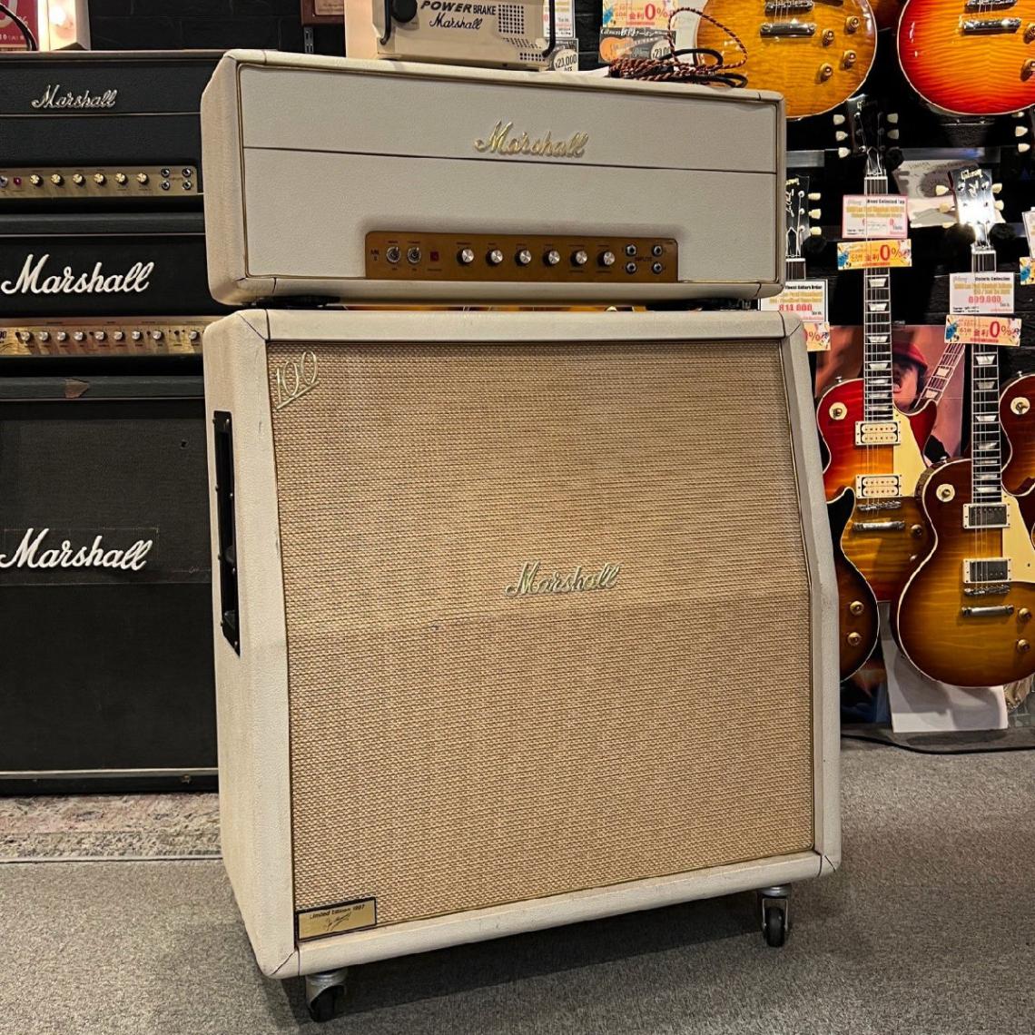 【中古】MARSHALL / Limited Edition 1997 Super Lead 100w Head & Matching 412 Cabinet Set White 【御茶ノ水本店FINEST GUITARS】