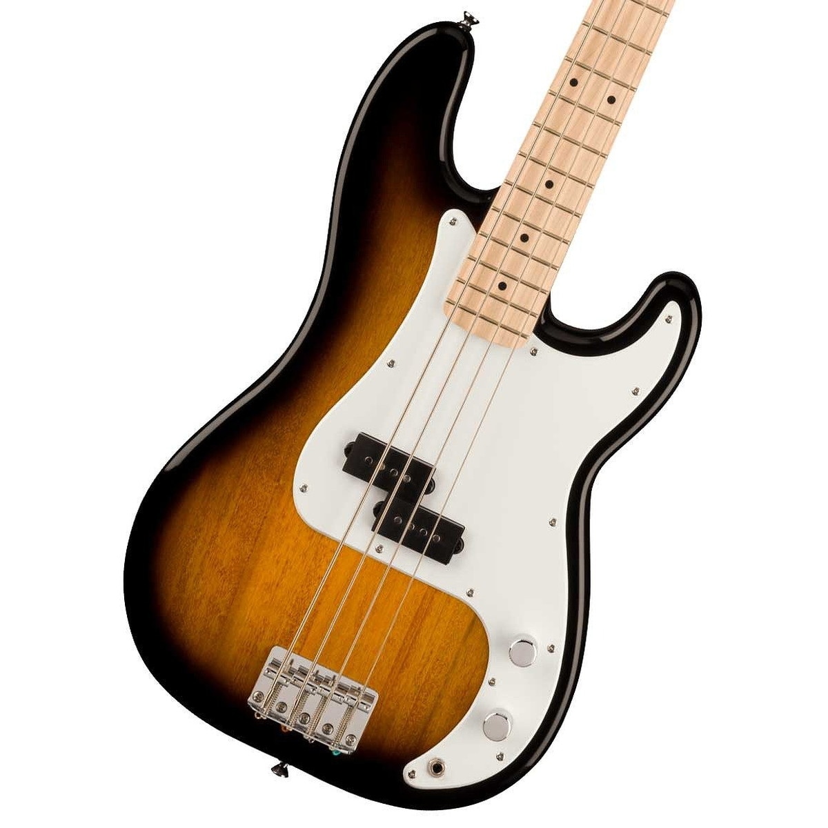 Squier / Sonic Precision Bass Maple White Pickguard 2-Color Sunburst 【B級アウトレット特価品！】