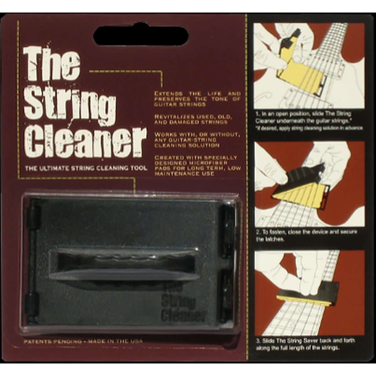 Tone Gear / The String Cleaner TSC-G1 For Guitar メンテナンスツール ギター用【正規品】