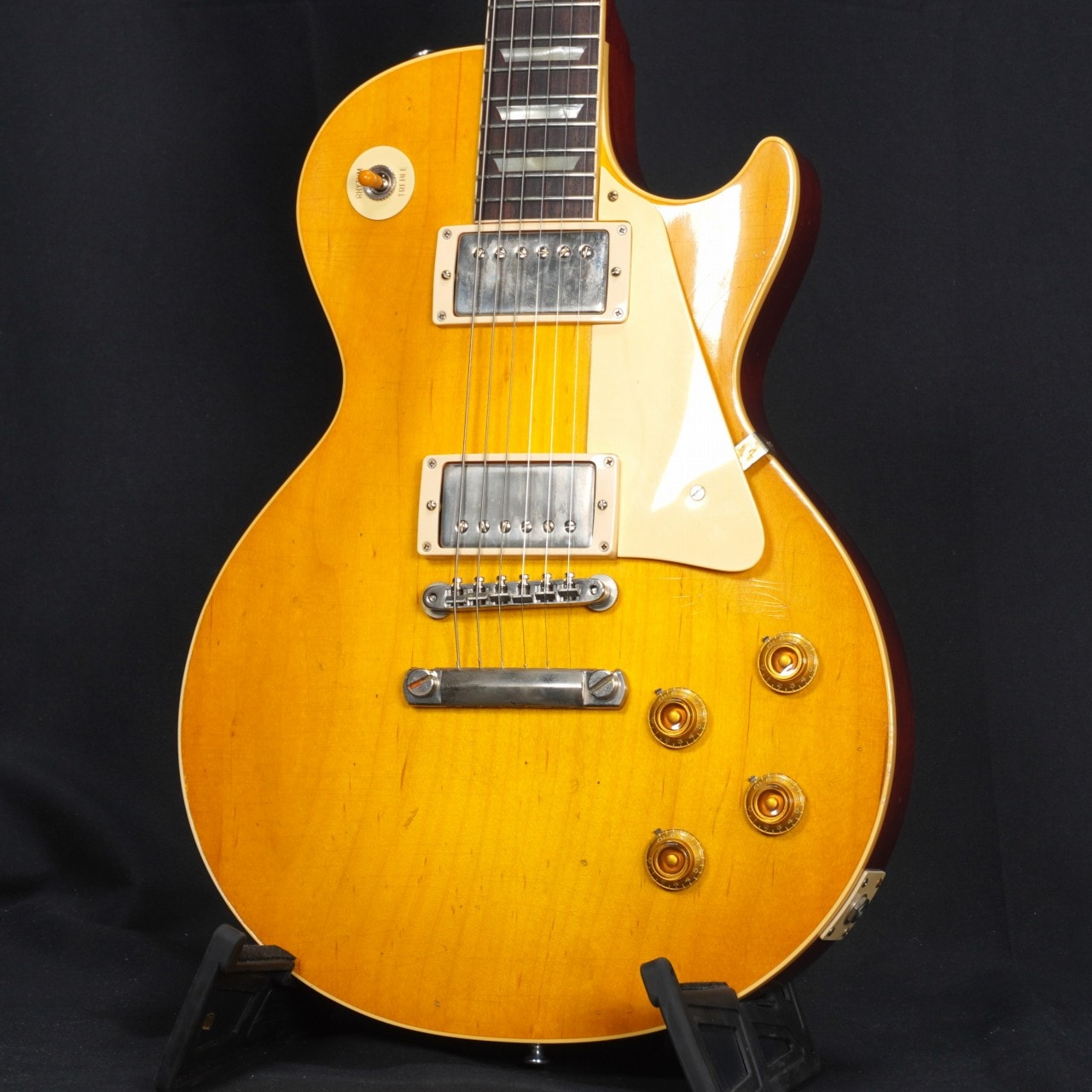 1点限り　バリトラ杢　1958LesPaul 　レスポール　レプリカ 1958 Les Paul Standard Reissue Figured Maple VOS: エレキギター