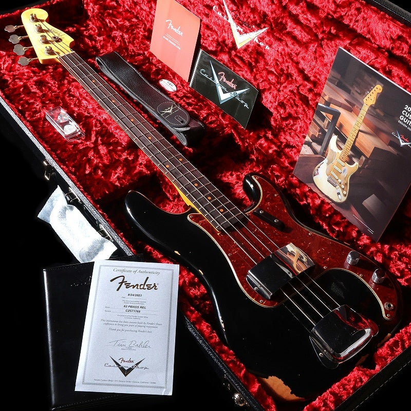 Fender Custom Shop / 1962 Precision Bass Relic Aged Black