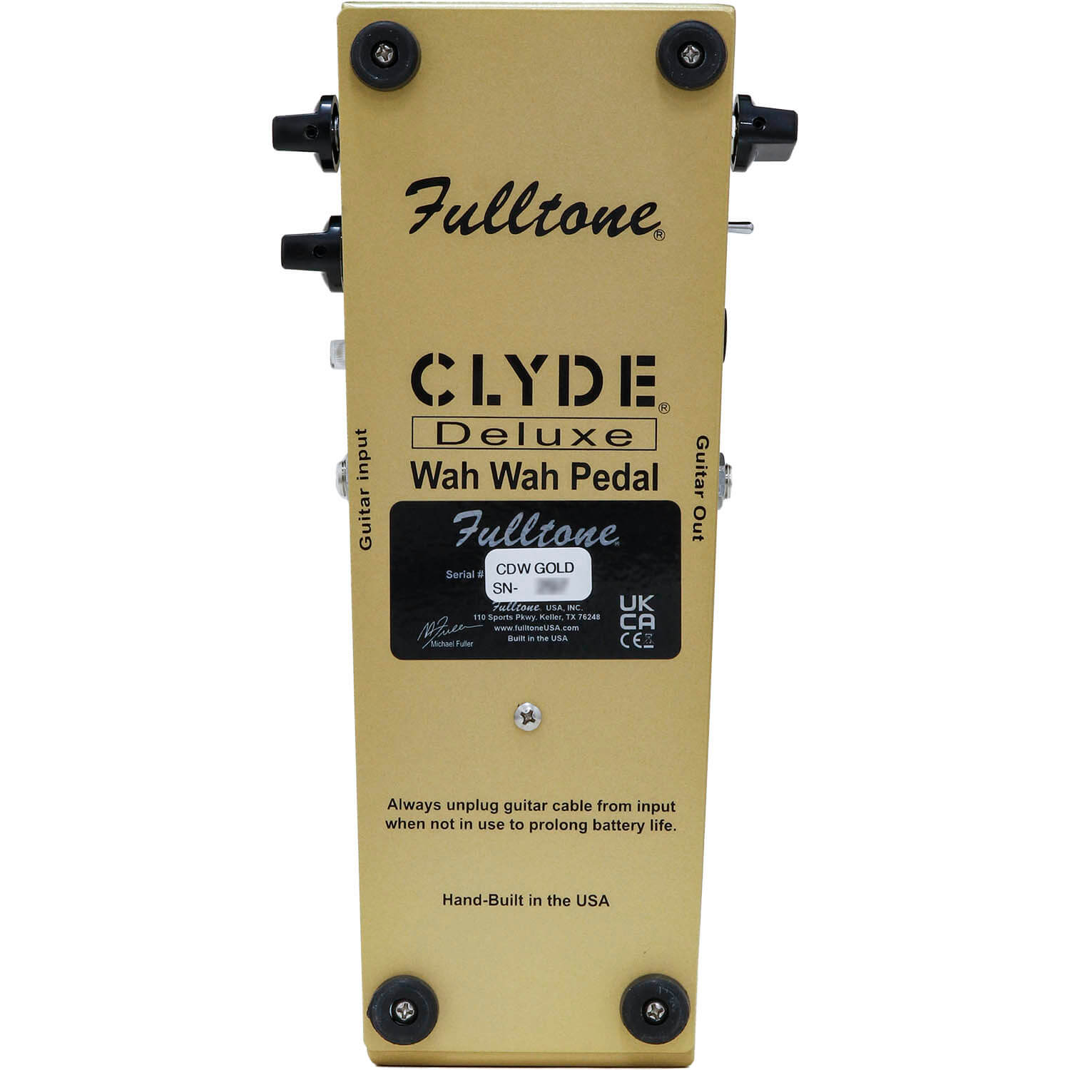 購入特典有り》【世界限定300台】 Fulltone / CLYDE Deluxe Wah LTD