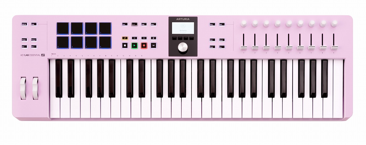 Arturia アートリア / KeyLab Essential 49 mk3 Rose Quartz (RQ) ローズ・クオーツ