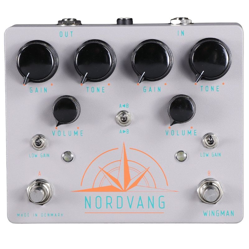 《セール品》[伝説のKスタイル回路をベースにした2ch仕様オーバードライブ]  Nordvang Custom / Wingman V2.0 オーバードライブ ノードヴァングカスタム【国内正規品】