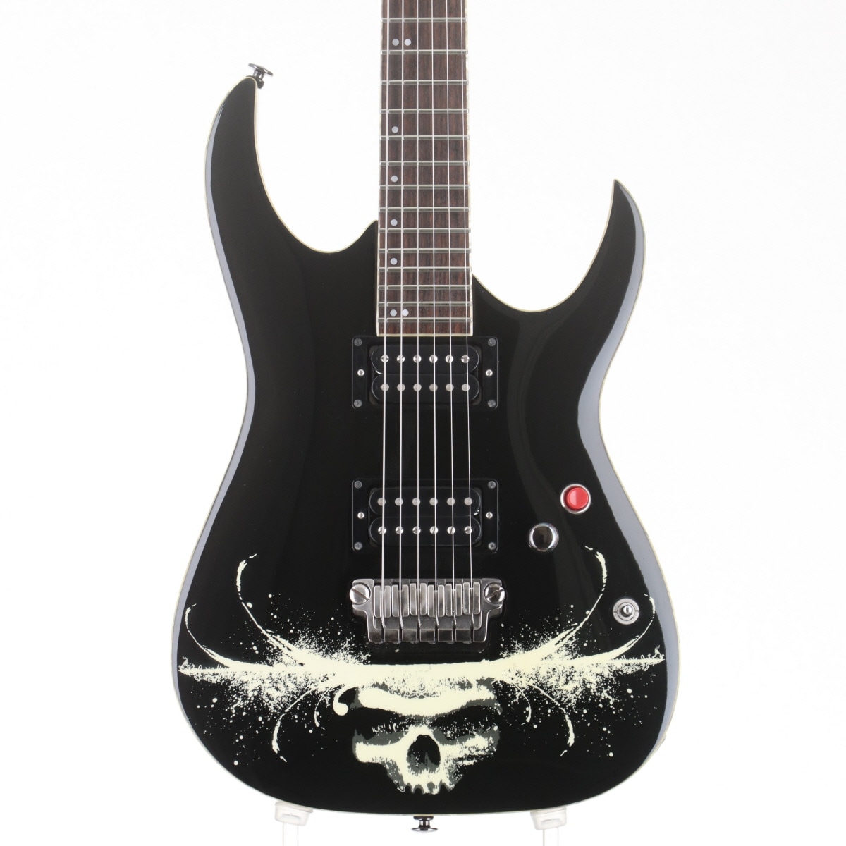 【中古】IBANEZ / MBM1 Matthew Bachand MOD Black with signature skull graphic 【新宿店】