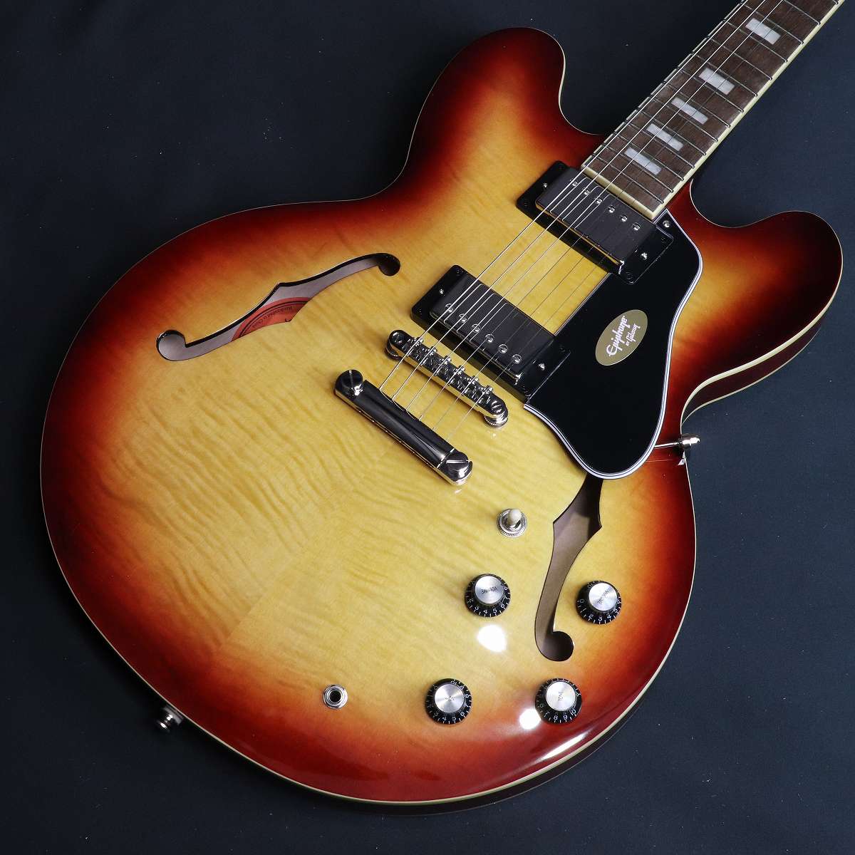 特典付き》Epiphone / Inspired by Gibson ES-335 Figured Raspberry