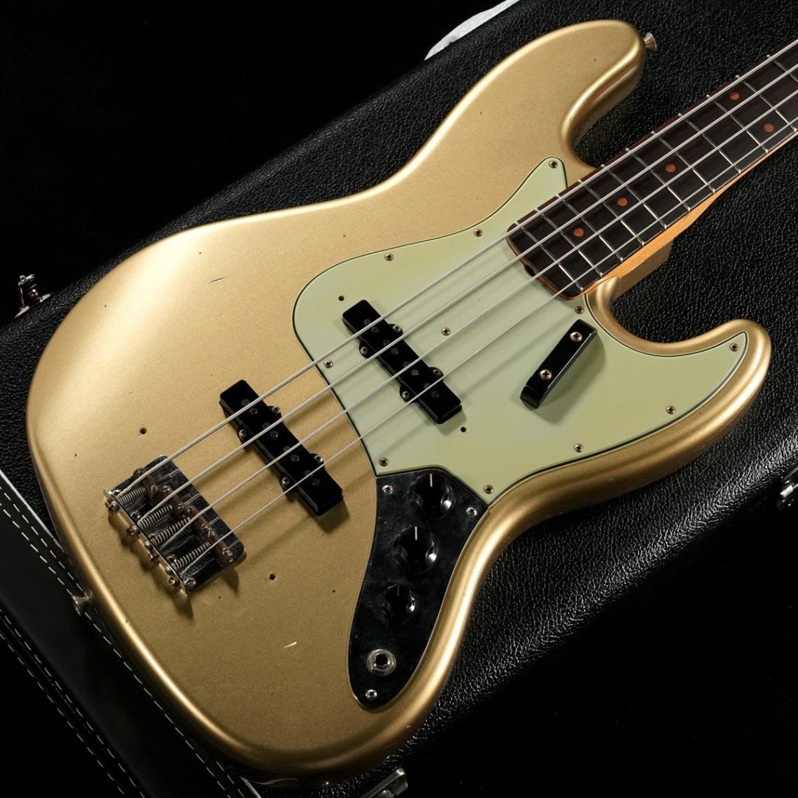 【中古】Fender Custom Shop / 1963 Jazz Bass Journeyman Relic Aged Aztec Gold 【渋谷店】