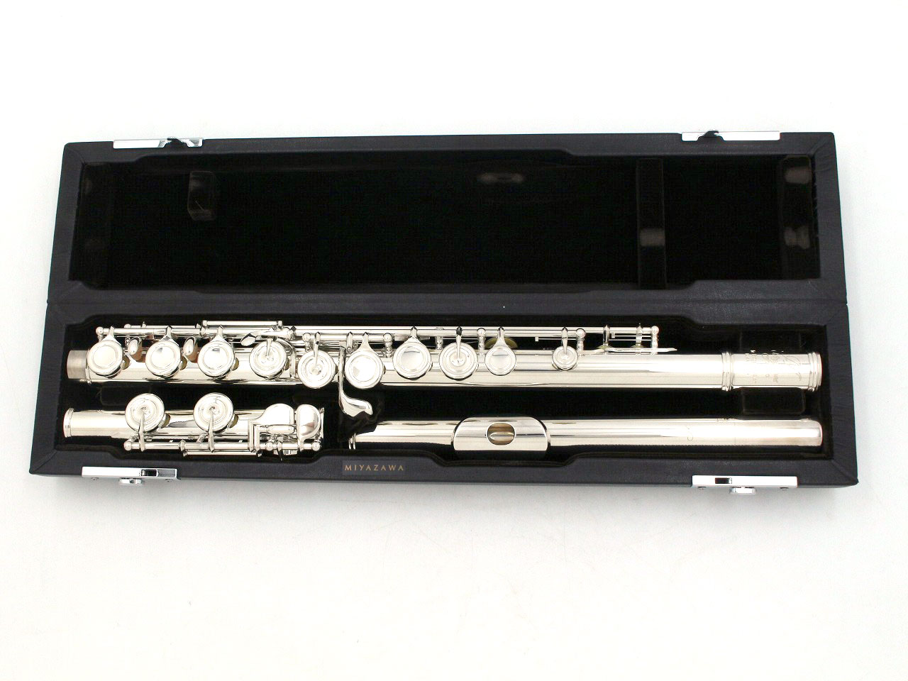 【中古】MIYAZAWA / フルート BR102E リッププレート・ライザー・接続管銀製 【横浜店】