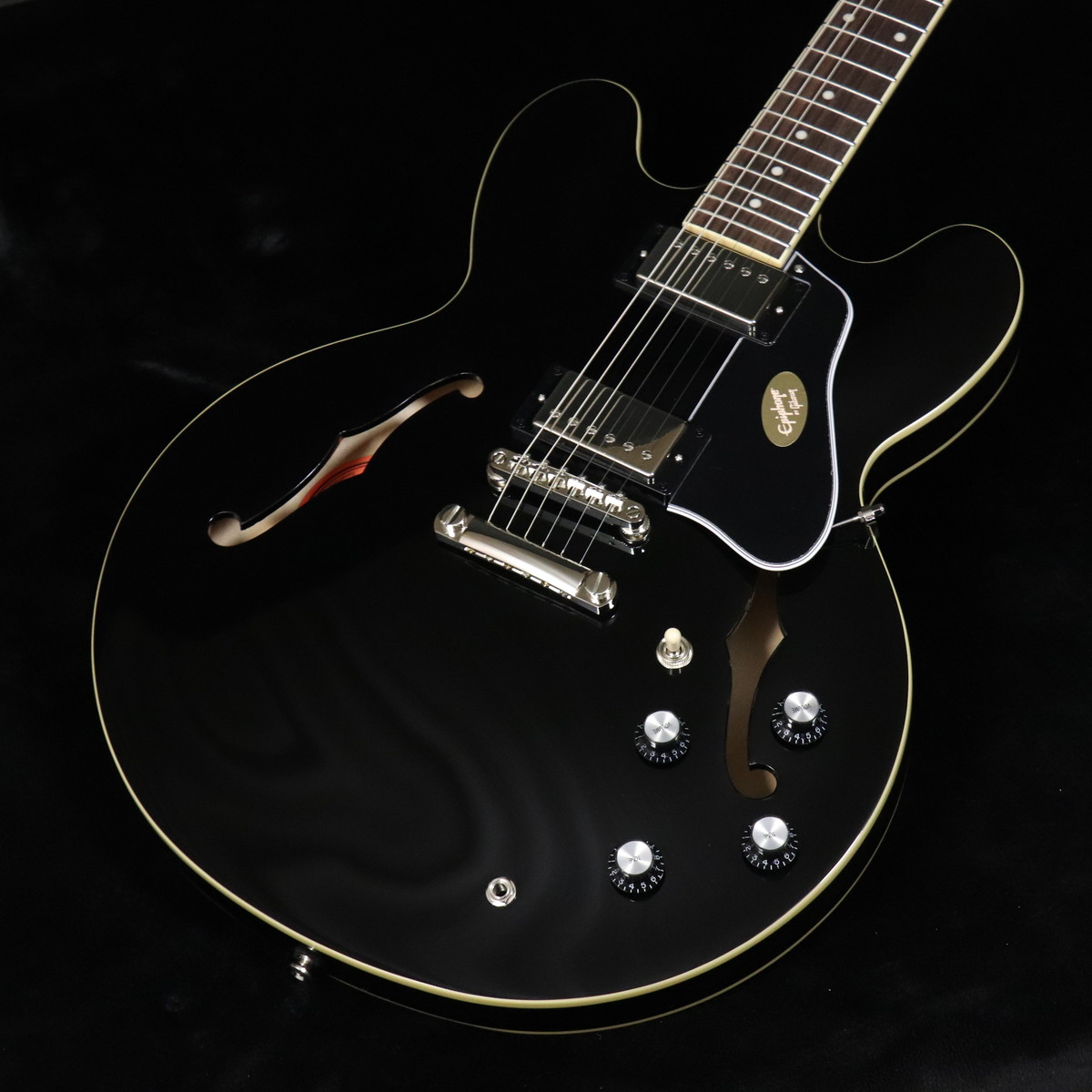 Epiphone / Inspired by Gibson ES-335 Ebony エピフォン ES335
