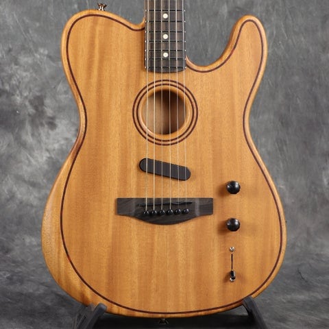 Fender / American Acoustasonic Telecaster All-Mahogany Ebony Fingerboard Natural フェンダー【2.3kg】[S/N US253121A]