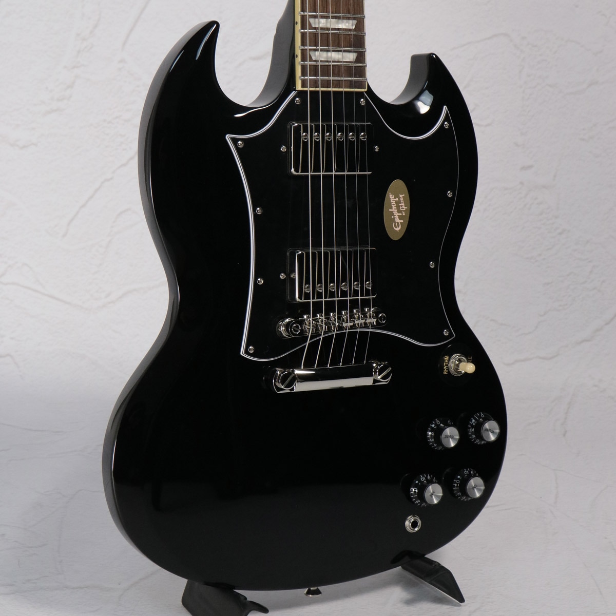 Epiphone SGスタイル エレキベース ブラック Epiphone EB-3 Bass Ebony【現物画像・3.92kg】 エレキベース SGベース