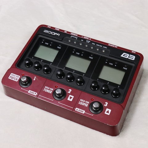 【中古】ZOOM / B3 Bass Effects & Amp Simulator 【梅田店】【値下げ】【梅田限定！5月24日までのタイム・セール】