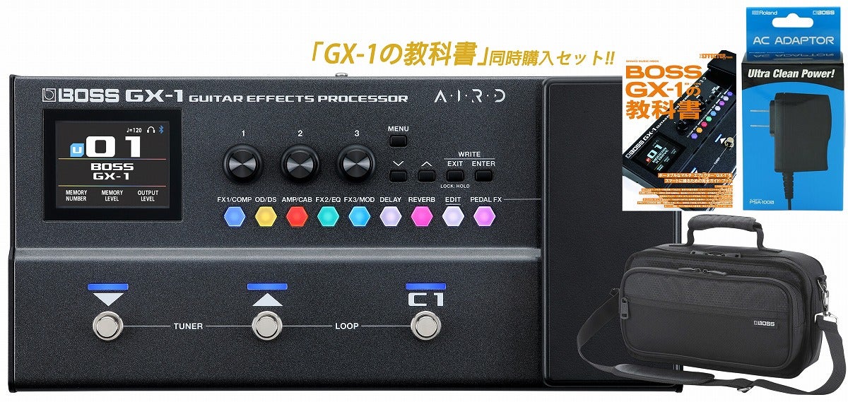 BOSS / GX-1 [純正アダプター(PSA-100S2) + 純正キャリングケース(CB