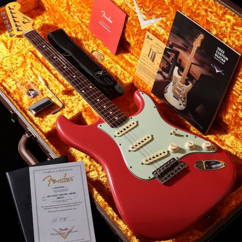 【中古】FENDER CUSTOM SHOP / Master Built 1961 Stratocaster Journeyman Relic Fiesta Red by Austin MacNutt【S/N:AM0167】 【御茶ノ水本店】