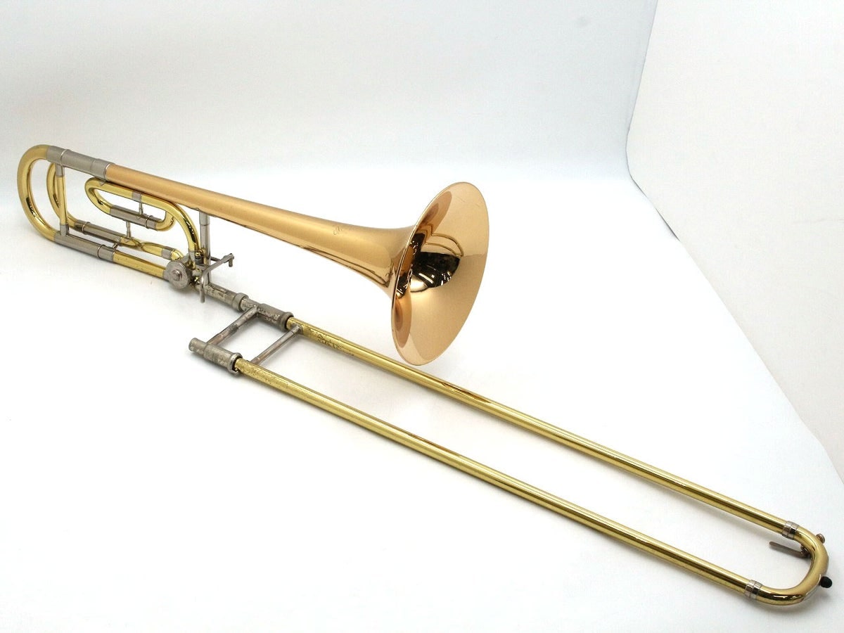 【苫小牧バナナ】ヤマハ/YAMAHA テナーバストロンボーン カスタムモデル ゴールドブラスベル YSL-820GII 中古 状態良好 音出し確認済み♪ 163713.jpg