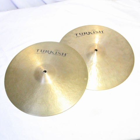 【中古】TURKISH / CLASSIC Series Medium Hihat Hihat 14インチ 1012/1134 ターキッシュ ハイハットシンバル 【池袋店】