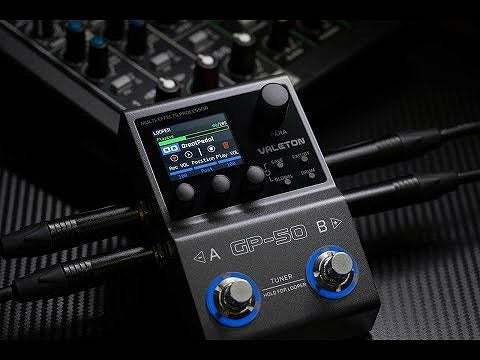 新製品】Valeton / GP-50 マルチエフェクター SnapTone ＆ IR ローダー