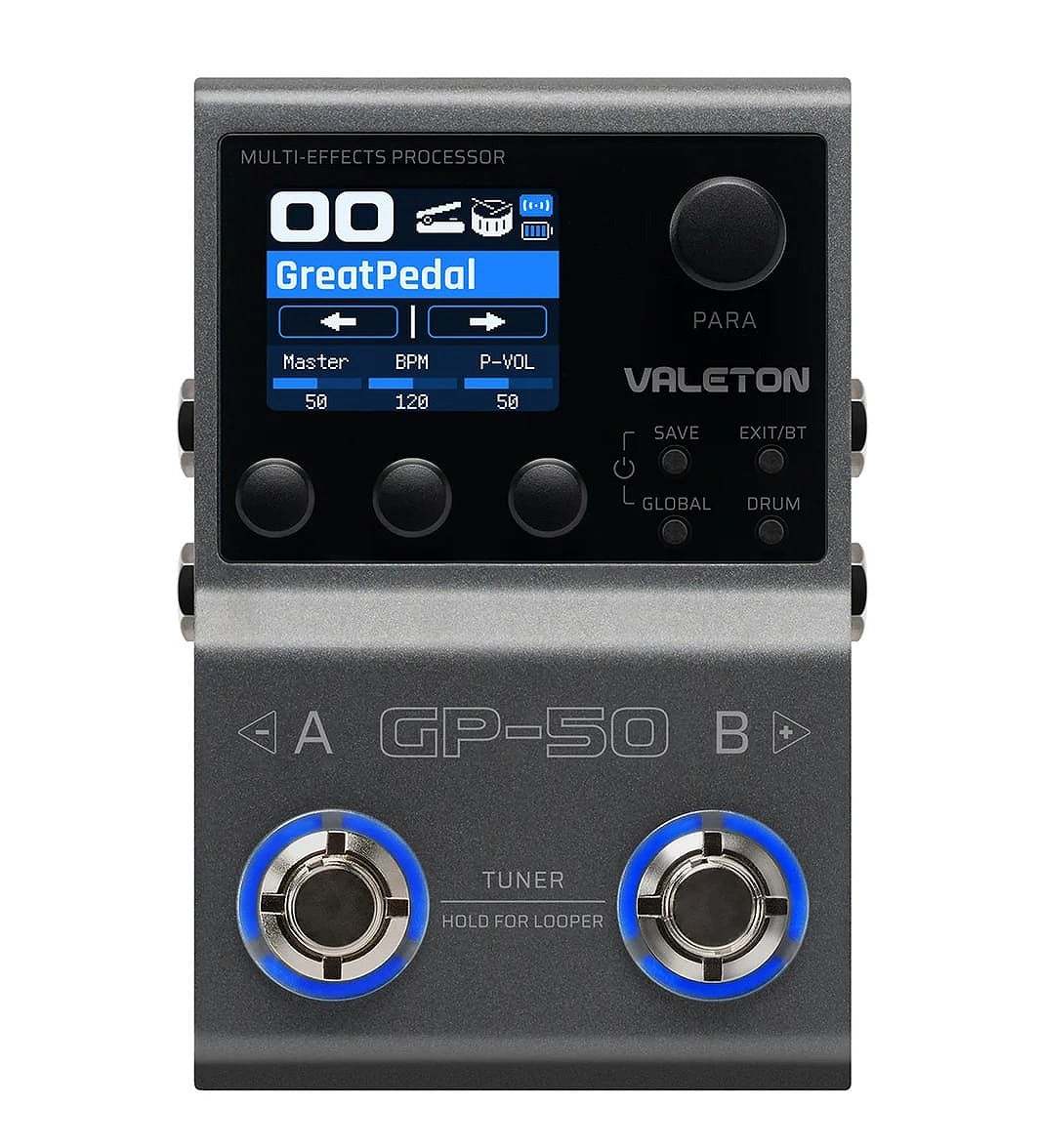 新製品】Valeton / GP-50 マルチエフェクター SnapTone ＆ IR ローダー
