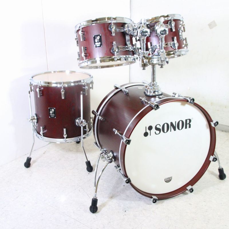 引取限定】SONOR ドラムセット スネア/タム/バスドラム 4点セット